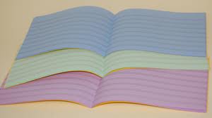 TINTED HANDWRITING EXERCISE BOOKS